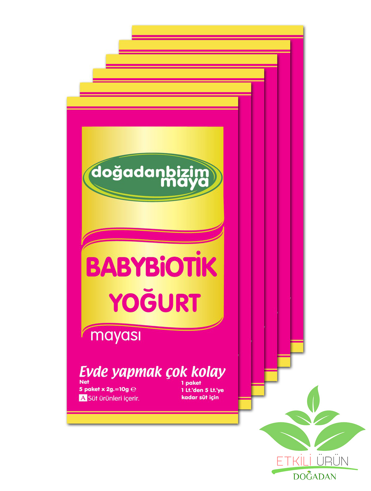 Babybiotik Yoğurt Mayası 6 Kutu (6x5)